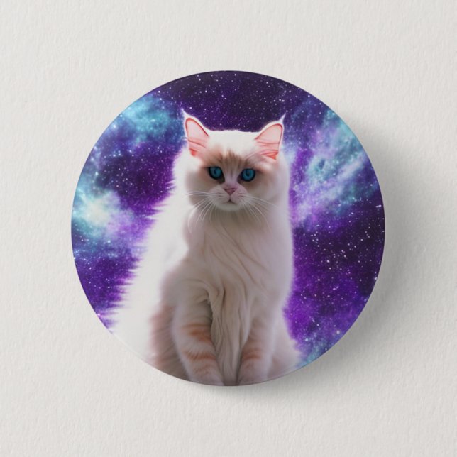 Space Cat Button (Front)