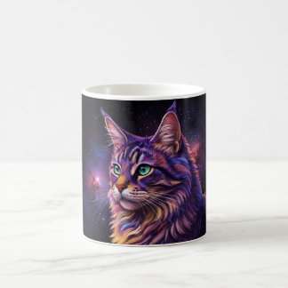 space cat coffee mug