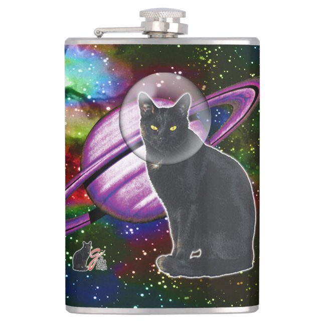 Space-Cat Cosmo Flask (Front)