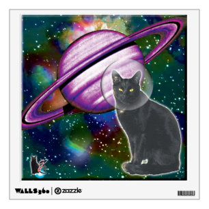 Space-Cat Cosmo Wall Sticker