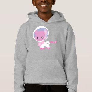 Space Cat, Cute Cat, Cosmonaut, Astronaut, Space Hoodie