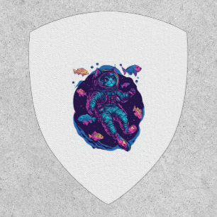 Space Cat Dreams � Funny Vaporwave Galaxy Kitty Patch