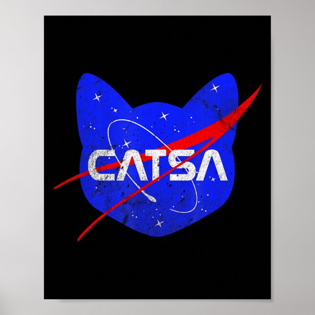 Space Cat Funny Universe Catsa  Poster (Front)