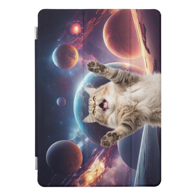 Space cat iPad pro cover (Front)