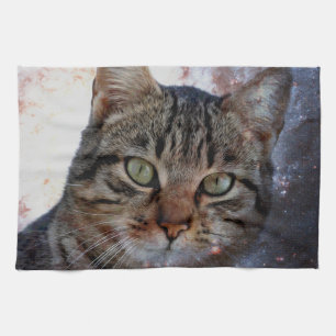 Space Cat Kitchen Towel