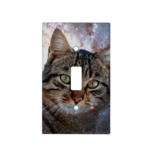 Space Cat Light Switch Cover