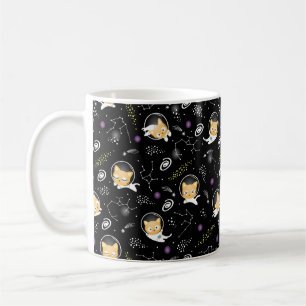 Space Cat Mug - Astronaut Cats in Galaxy