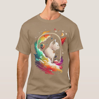 Space Cat on Galay Cat Lover retro T-Shirt
