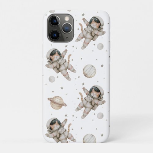 Space Cat pattern iPhone 11 Pro Case