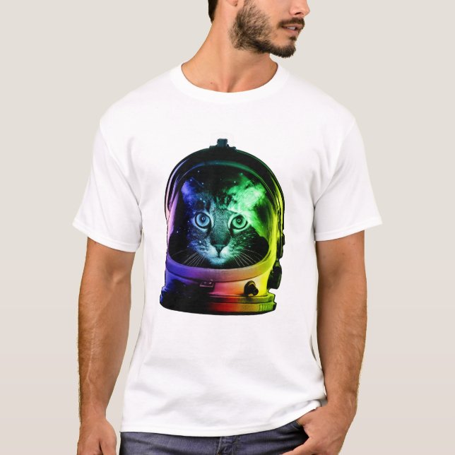 Space Cat T-Shirt (Front)