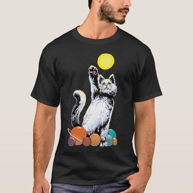 Space Cat T-Shirt (Front)