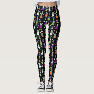 Space Cats astronaut cat Leggings