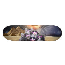 space cats looking for the burger skateboard space cats looking for the burger skateboard