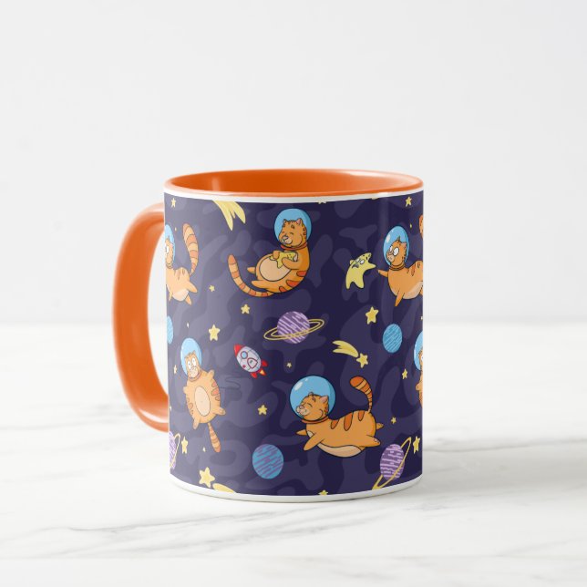 Space Cats Mug (Front Left)