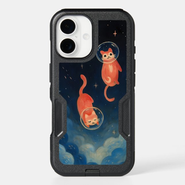 Space Cats Otterbox iPhone Case (Back)
