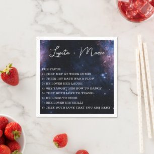 Space Celestial Mystical Zodiac Aesthetic Star Napkins