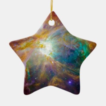 Space - Chaos In Orion Ceramic Ornament by leehillerloveadvice at Zazzle
