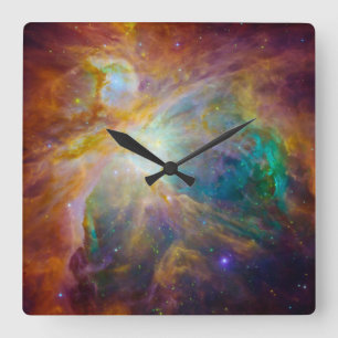 Space - Chaos in Orion Square Wall Clock