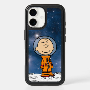 SPACE   Charlie Brown Astronaut iPhone 16 Case
