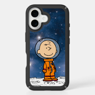 SPACE   Charlie Brown Astronaut iPhone 16 Case