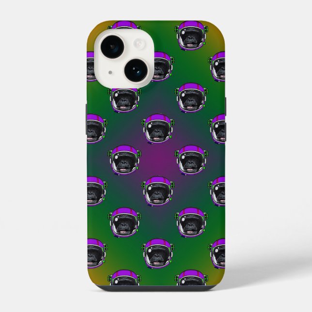 Space Chimp Iphone Case (Back)