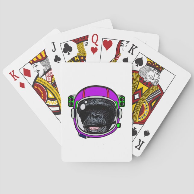 Space Chimp Poker Cards (Back)