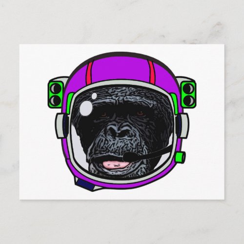 Space Chimp Postcard