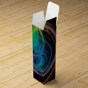 Space Circles Wine Box