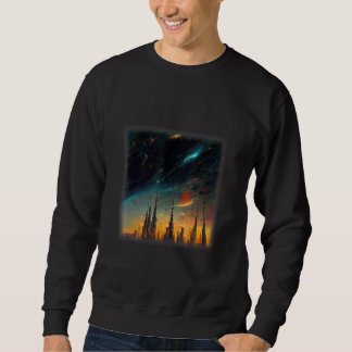 Space City Artwork Sweatshirt