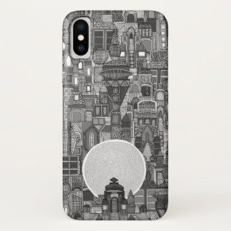 space city mono bw iPhone x case