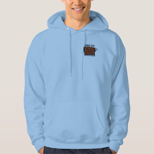 Space City Pinball League Hoodie (Mens) (Front)