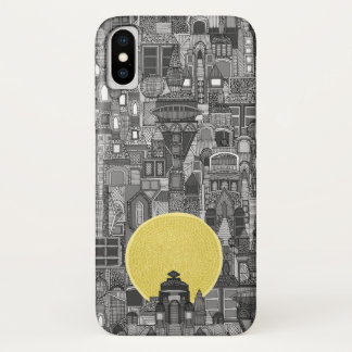 space city sun bw iPhone x case