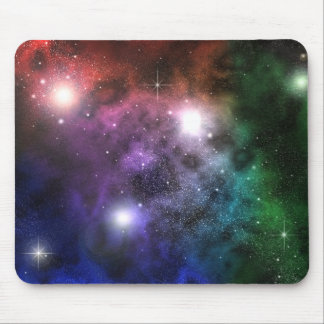 Space Clouds Mouse Pad