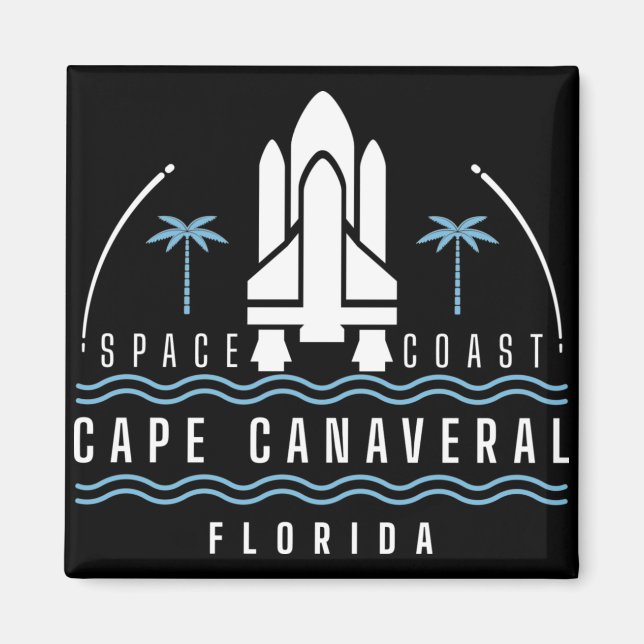 Space Coast Cape Canaveral Magnet (Front)