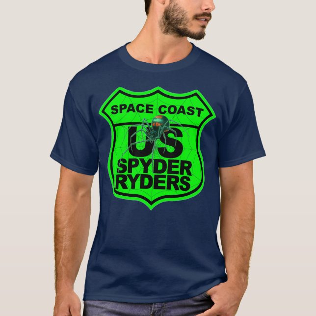 Space Coast Chapter - Logo Safety Green T-Shirt (Front)