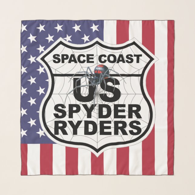 Space Coast Chapter - Scarf USA Flag (Front)