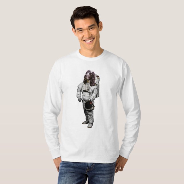 Space Cocker Spaniel Long Sleeve T-Shirt (Front Full)