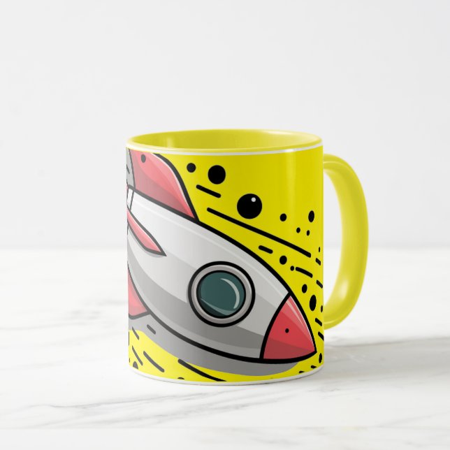 space coffee mug  (Front Right)