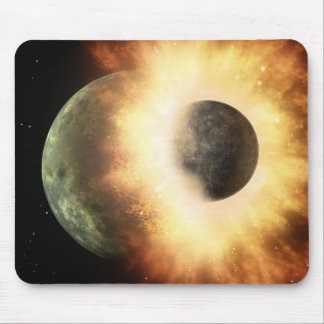 Space Collision Mouse Pad