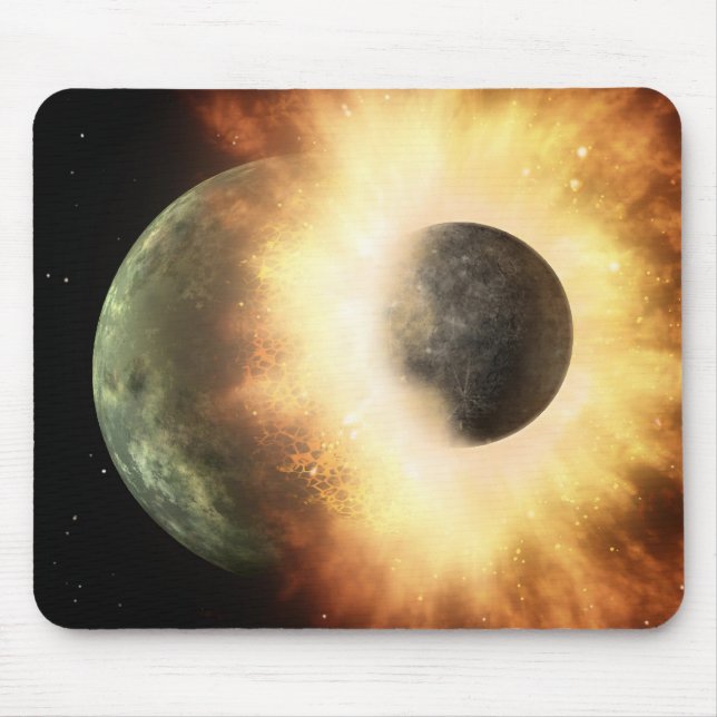 Space Collision Mouse Pad (Front)
