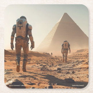 Space Command™ Collection – Exploration Series  Square Paper Coaster