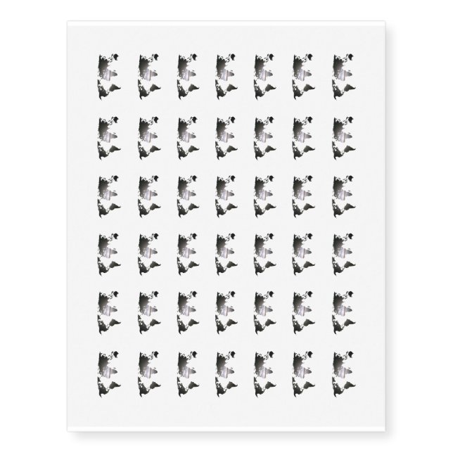 Space Continents Temporary Tattoos 12 (Front)