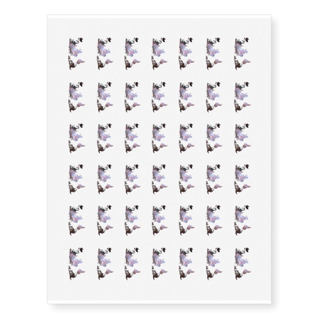 Space Continents Temporary Tattoos 18 (Front)