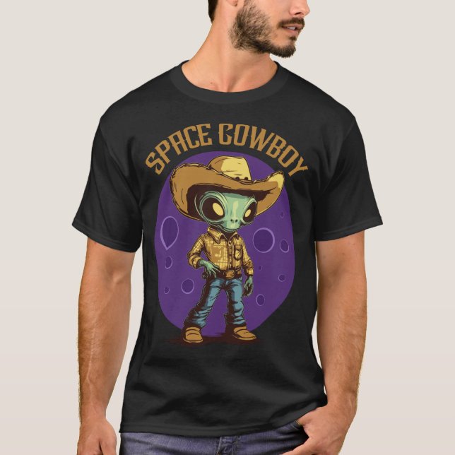 Space Cowboy - Alien T-Shirt (Front)