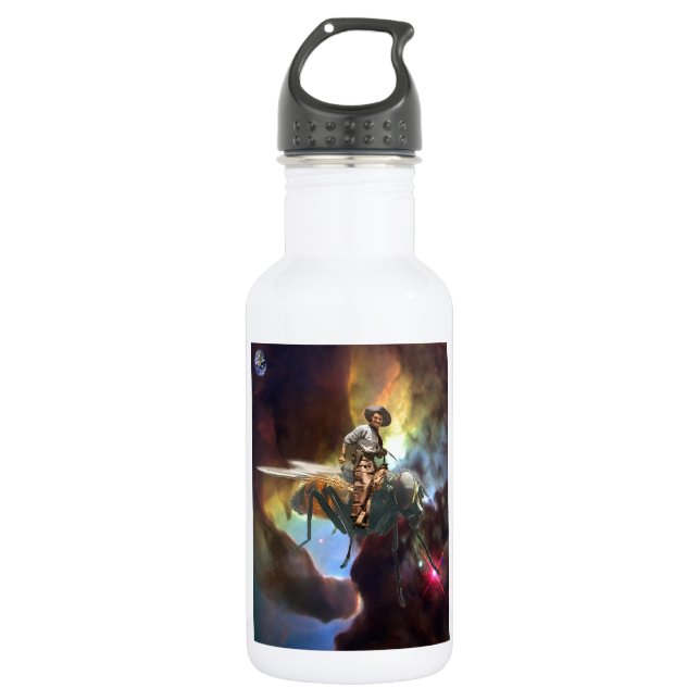 Space Cowboy Water Bottle (Front)