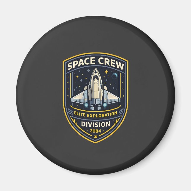 Space Crew Exploration Division Academy Magnet (Front)