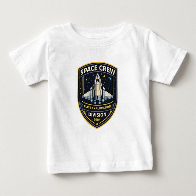 Space Crew Exploration Division Baby T-Shirt (Front)