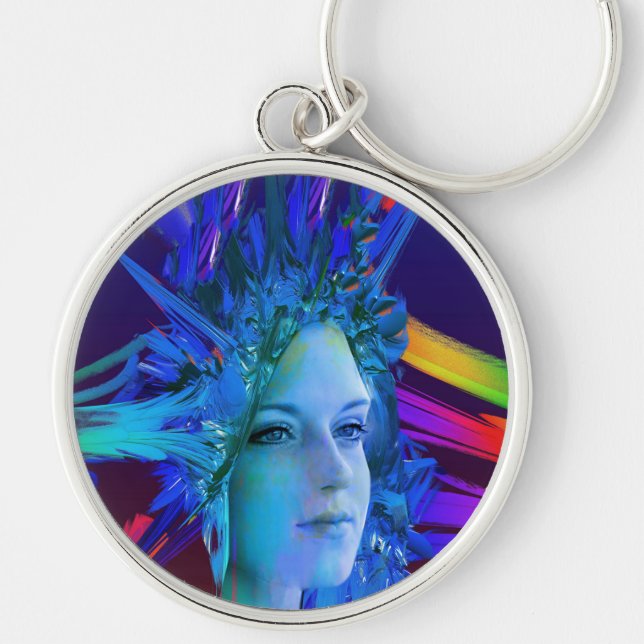 Space Crystal Keychain (Front)