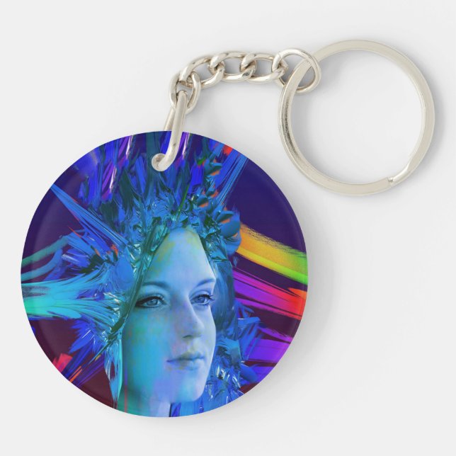 Space Crystal Keychain (Back)