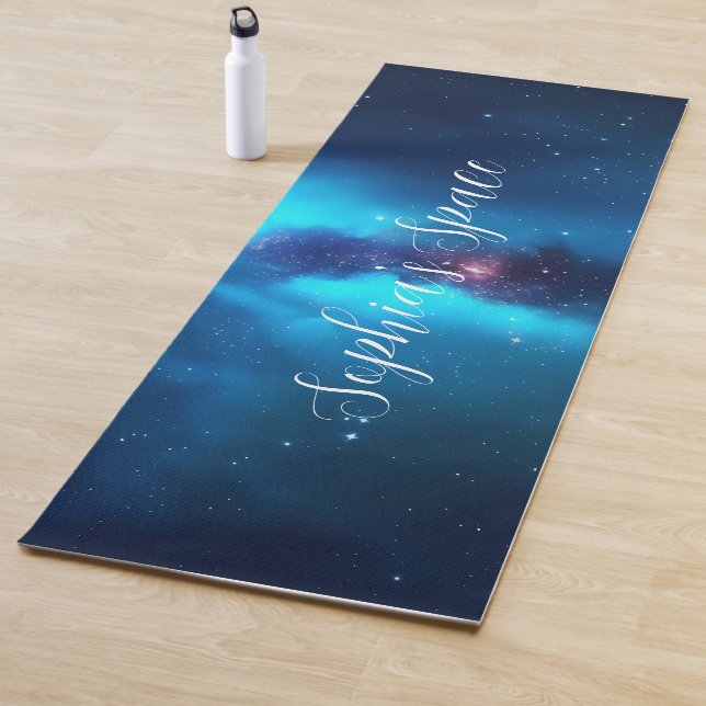 Space Dark Blue Sky  Yoga Mat (In Situ)